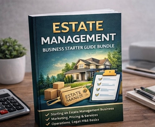 Estate Management Business Starter Guide Bundle Book