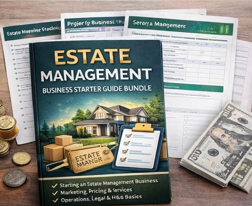 Estate Management Business Starter Guide Bundle Book