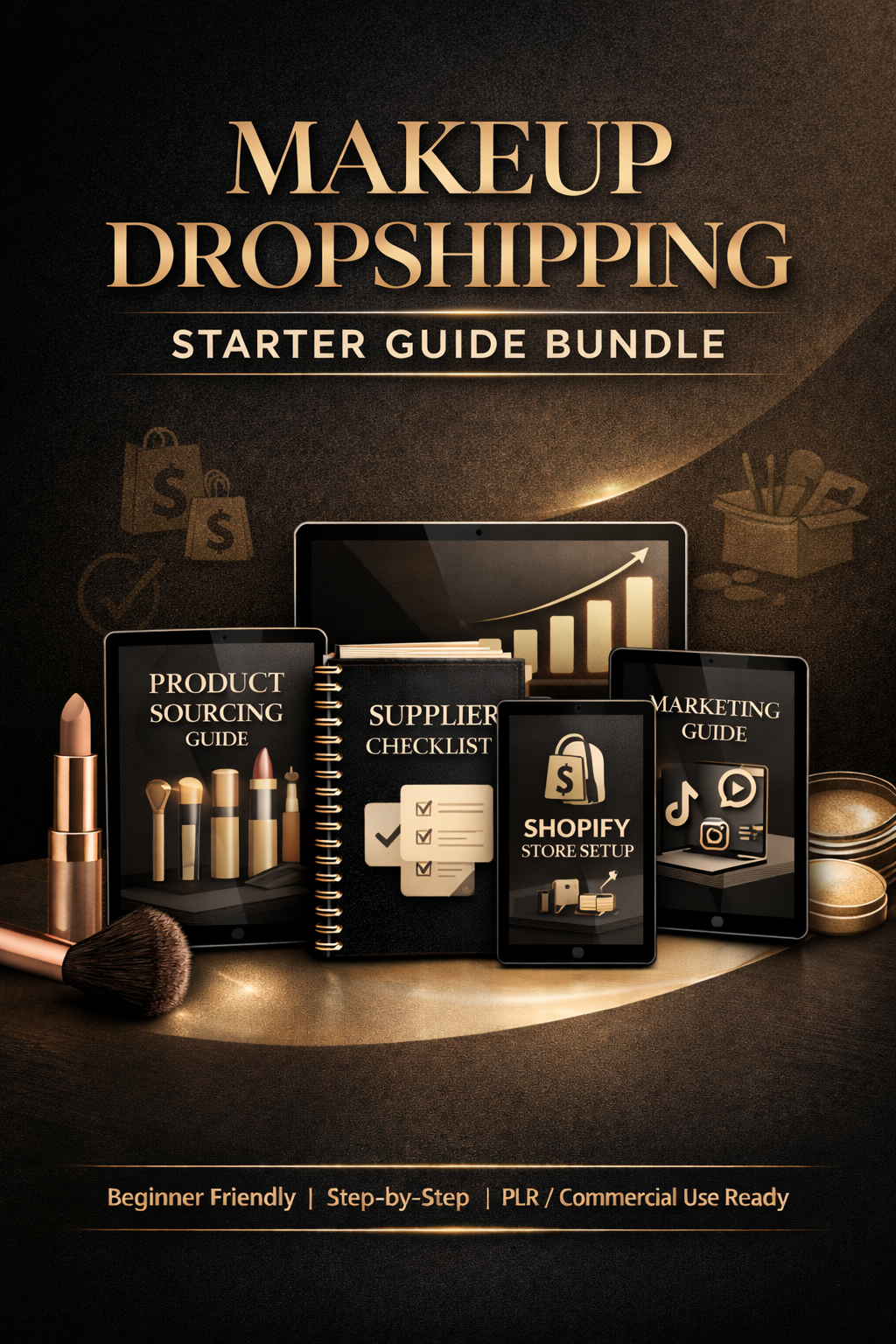 Makeup Dropshipping Starter Guide Bundle Book