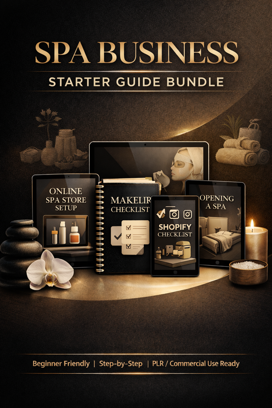 Spa Business Starter Guide Bundle Book