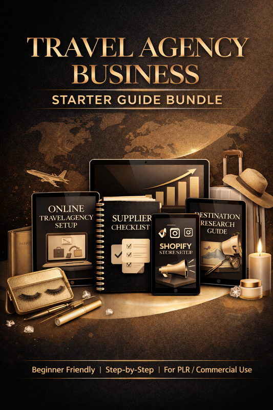 Travel Agency Business Starter Guide Bundle Book