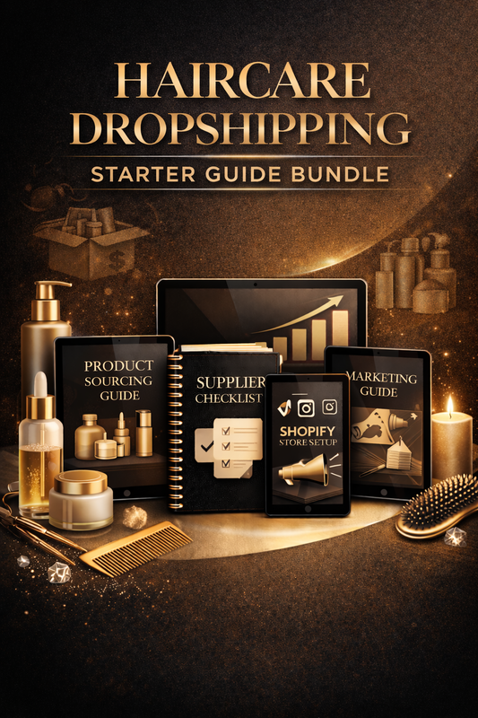 Haircare Dropshipping Starter Guide Bundle Book