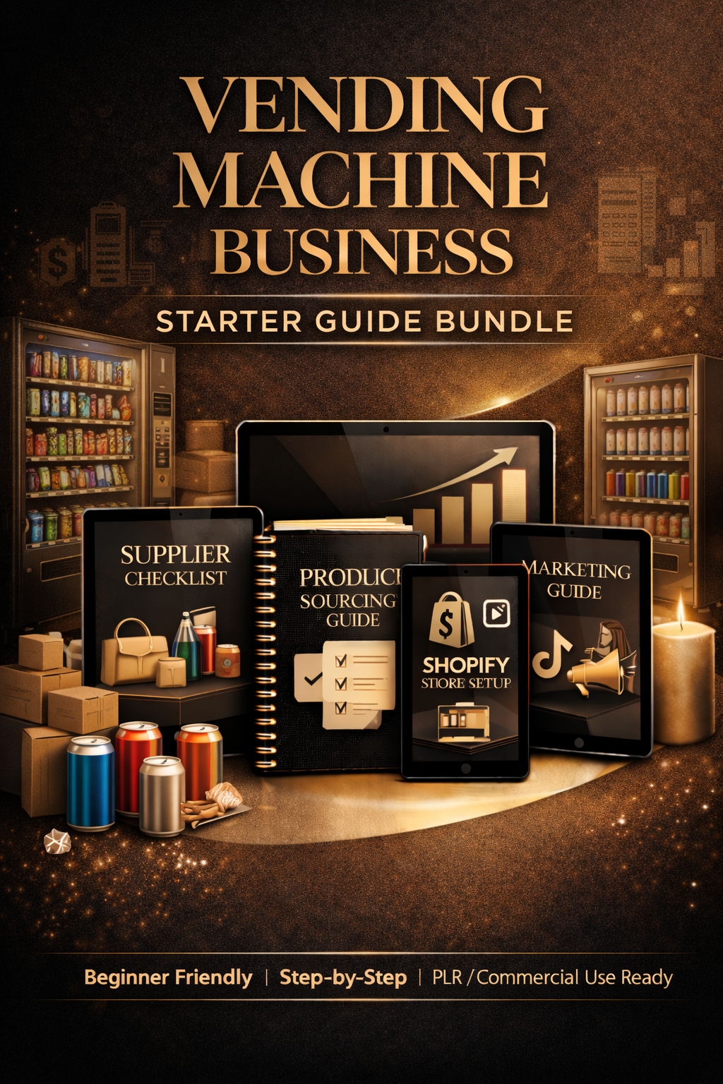 Vending Machine Business Starter Guide Bundle Book