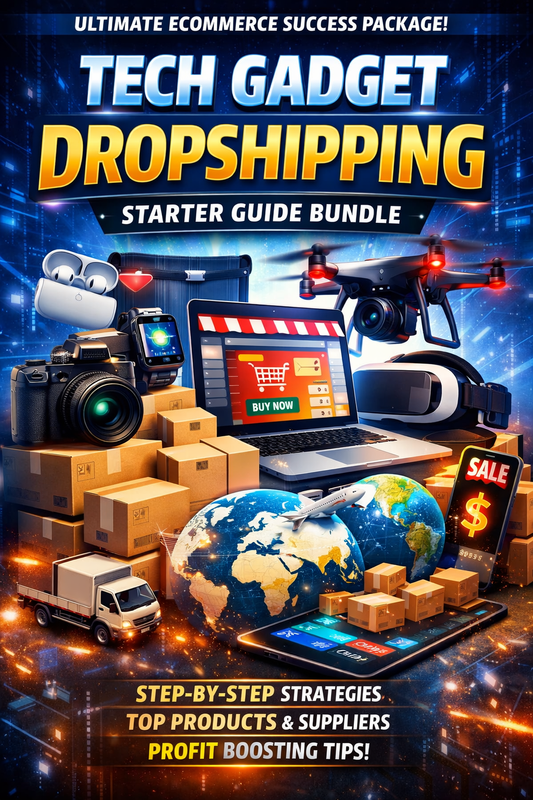 Tech Gadget Dropshipping Starter Guide Bundle Book