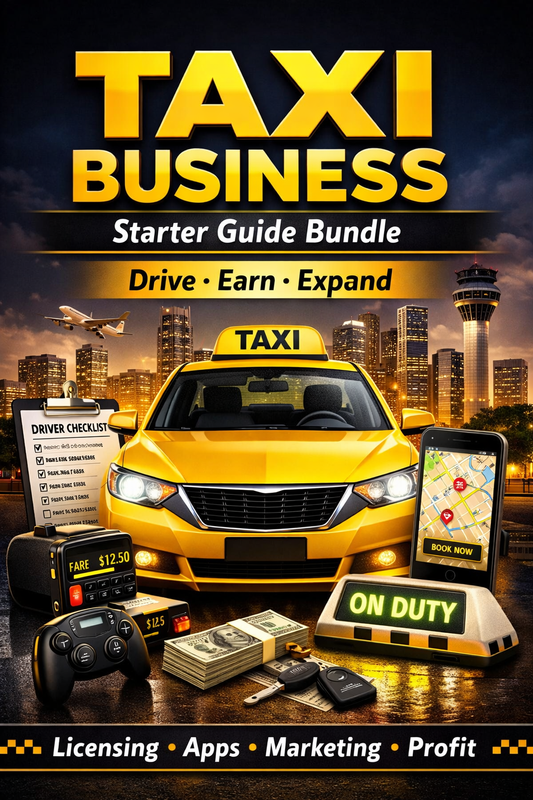 Taxi Business Starter Guide Bundle Book
