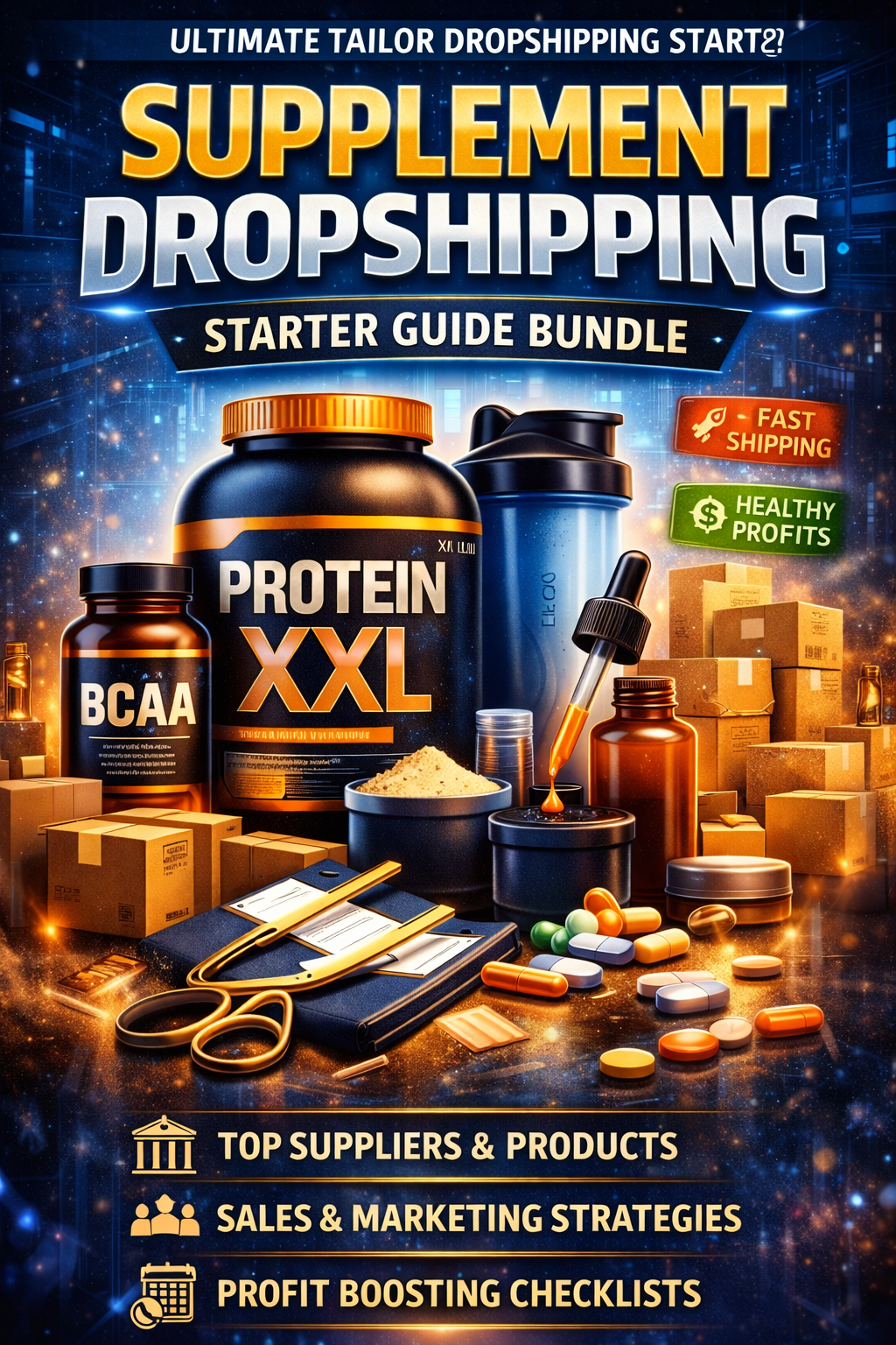 Supplement Dropshipping Starter Guide Bundle Book