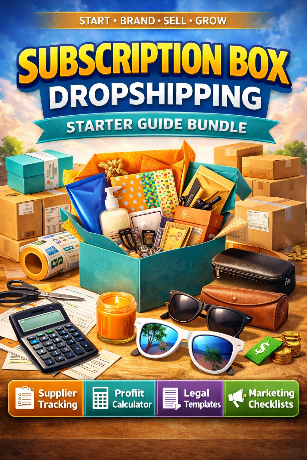Subscription Box Dropshipping Starter Guide Bundle Book