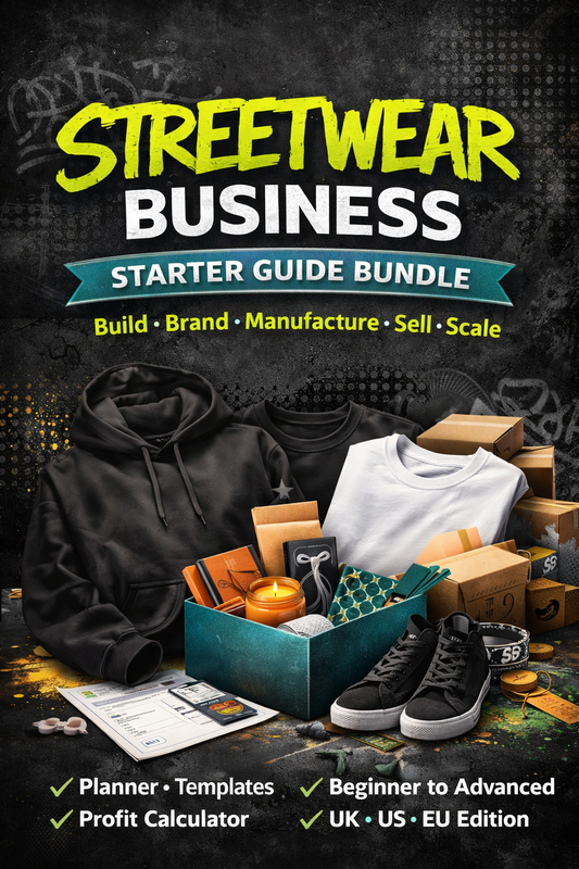 Streetwear Business Starter Guide Bundle Book