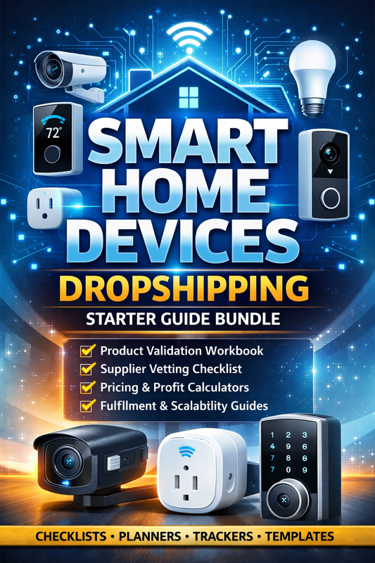 Smart Home Devices Dropshipping Starter Guide Bundle Book