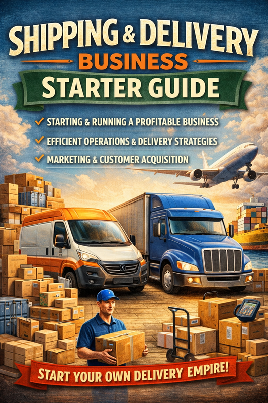 Shipping & Delivery Business Starter Guide Bundle Book