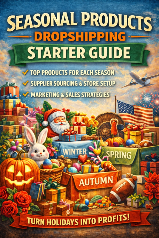 Seasonal Products Dropshipping Starter Guide Bundle Book