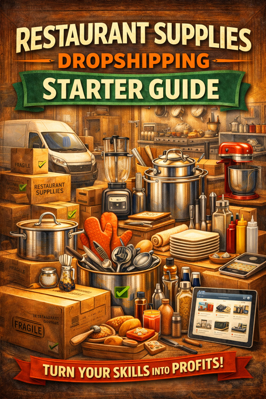 Restaurant Supplies Dropshipping Starter Guide Bundle Book