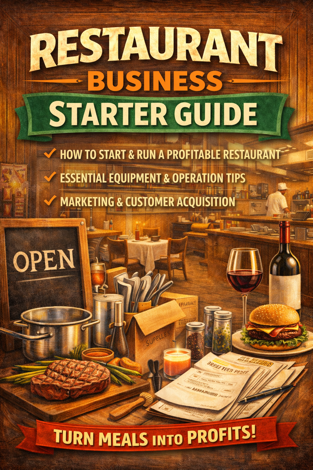 Restaurant Business Starter Guide Bundle Book