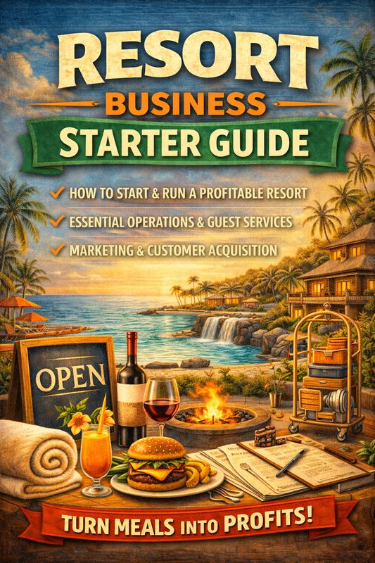 Resort Business Starter Guide Bundle Book