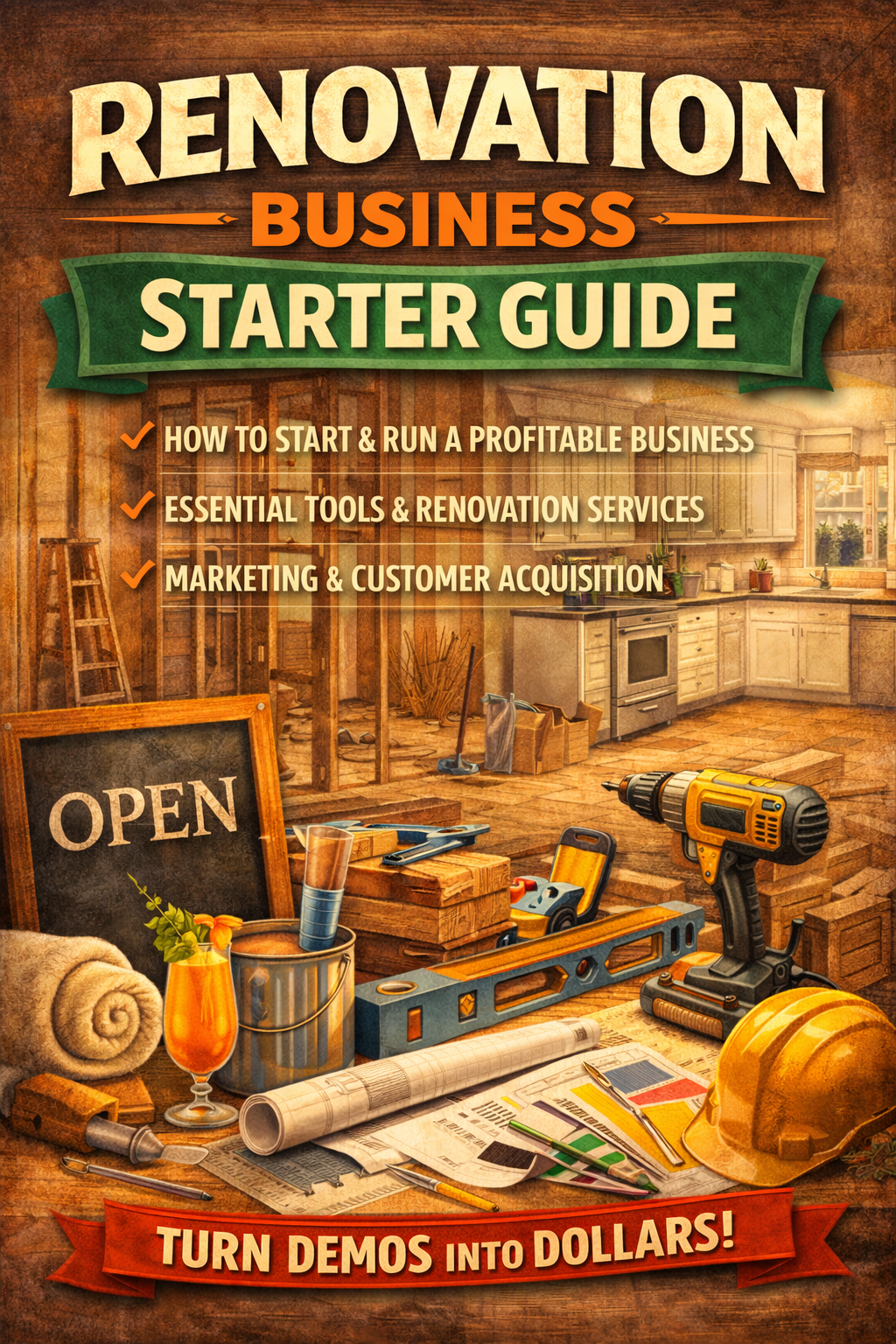 Renovation Business Starter Guide Bundle Book