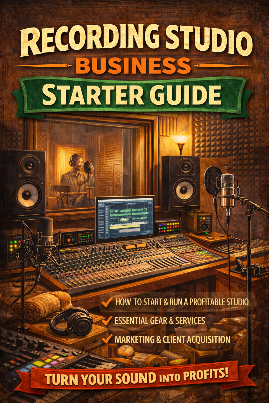 Recording Studio Business Starter Guide Bundle Book