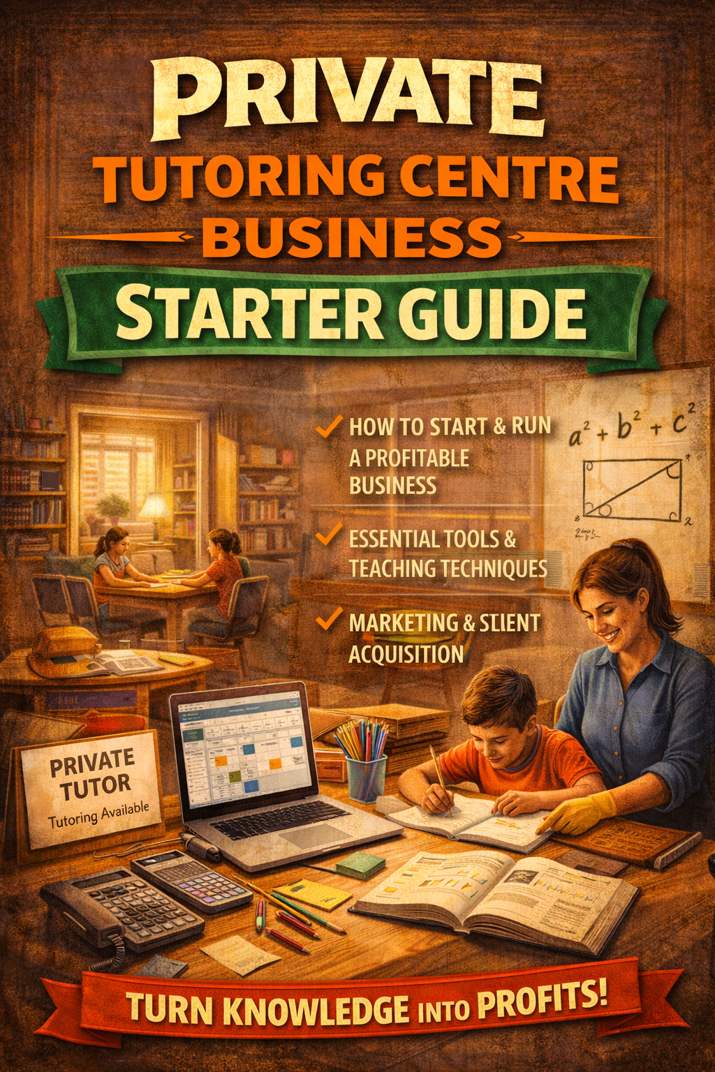 Private Tutoring Centre Business Starter Guide Bundle Book