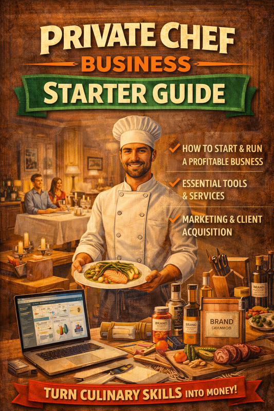 Private Chef Business Starter Guide Bundle Book