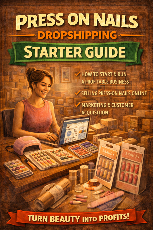 Press On Nails Dropshipping Starter Guide Bundle Book