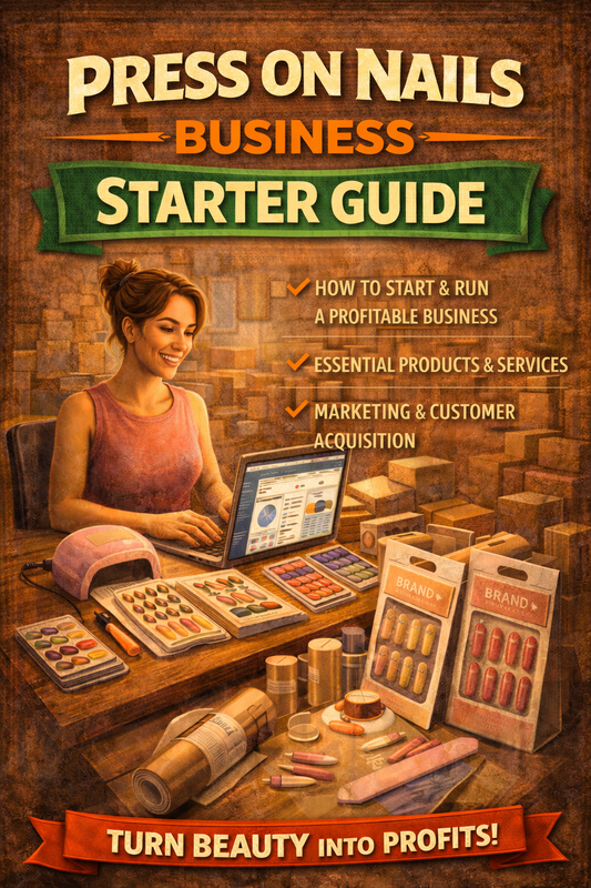 Press On Nails Business Starter Guide Bundle Book
