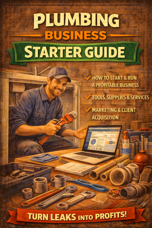Plumbing Business Starter Guide Bundle Book