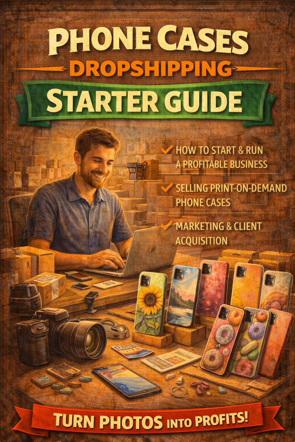 Phone Cases Dropshipping Starter Guide Bundle Book