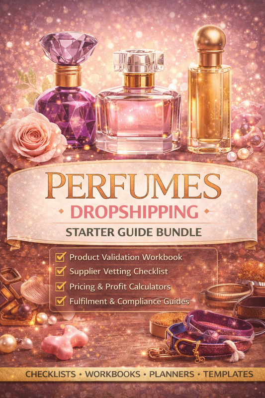 Perfumes Dropshipping Starter Guide Bundle Book