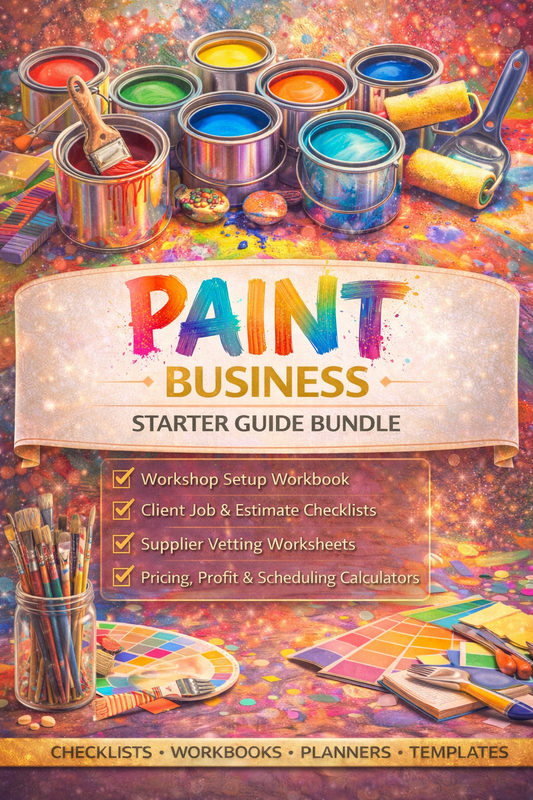 Painting Business Starter Guide Bundle Book