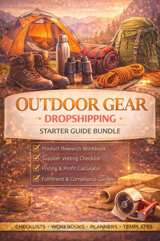 Outdoor Gear Dropshipping Starter Guide Bundle Book