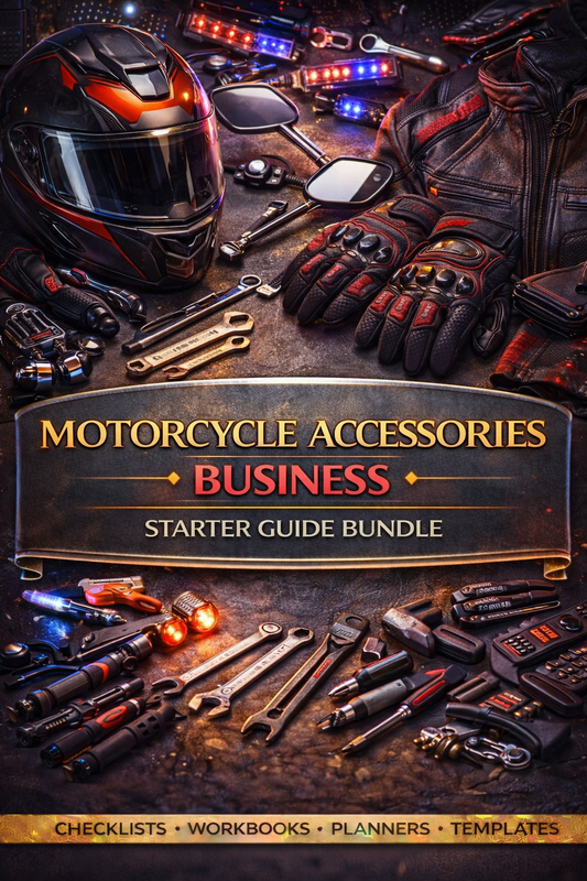 Motorcycle Accessories Business Starter Guide Bundle Book