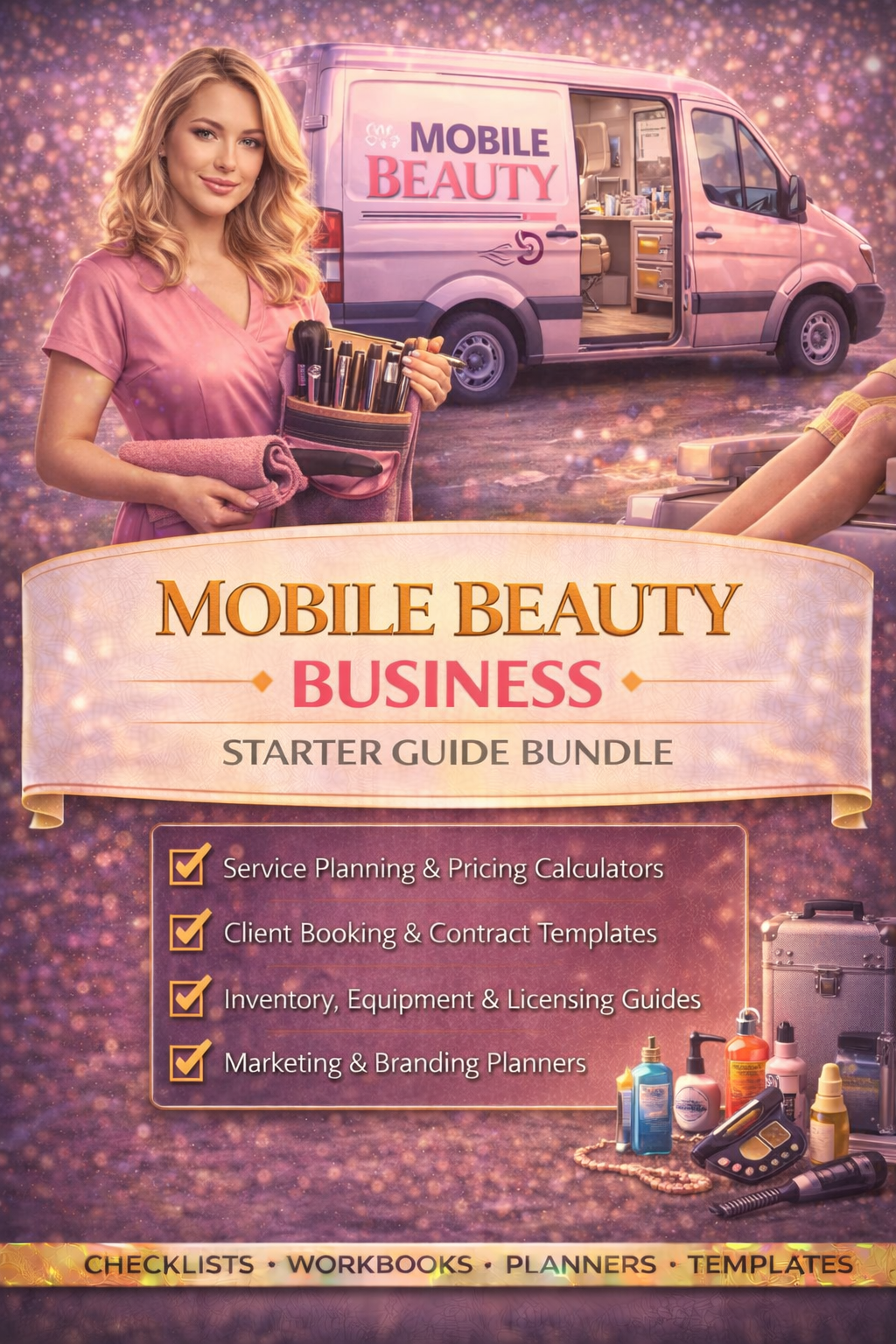 Mobile Beauty Business Starter Guide Bundle Book