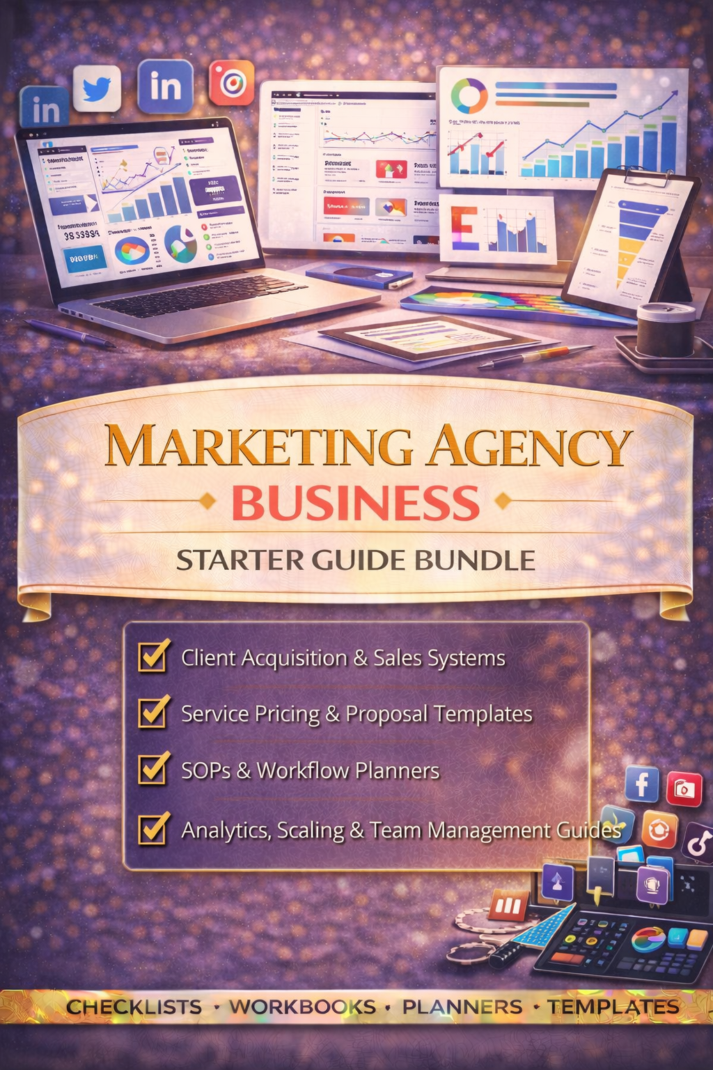 Marketing Agency Business Starter Guide Bundle Book
