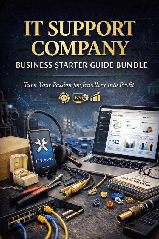 IT Support Company Business Starter Guide Bundle Book