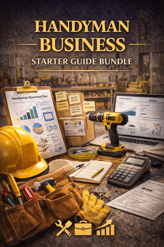 Handyman Business Starter Guide Bundle Book
