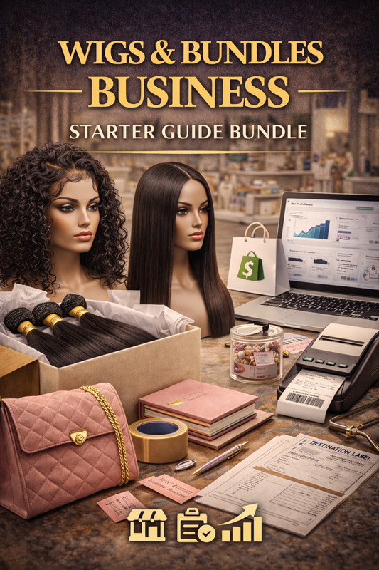 Wigs & Bundles Business Starter Guide Bundle Book