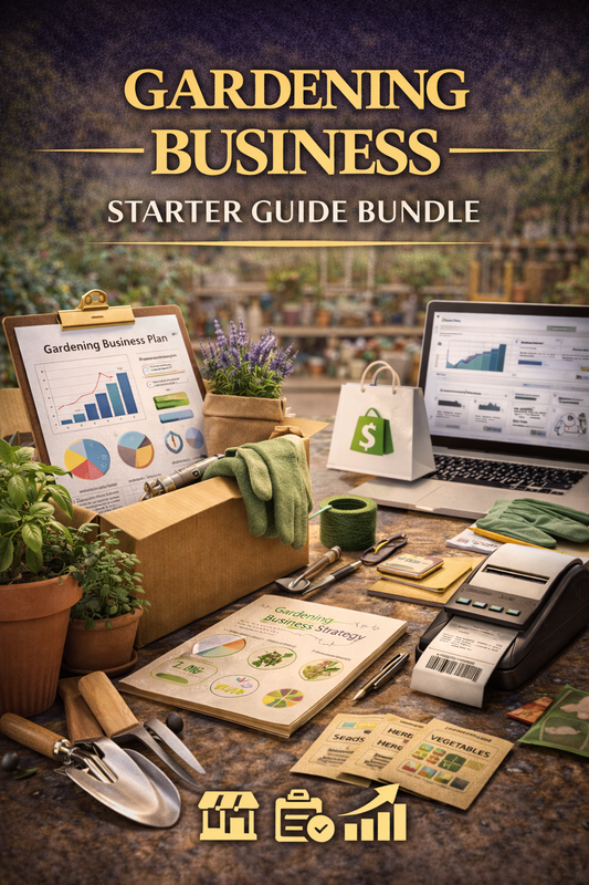 Gardening Business Starter Guide Bundle Book