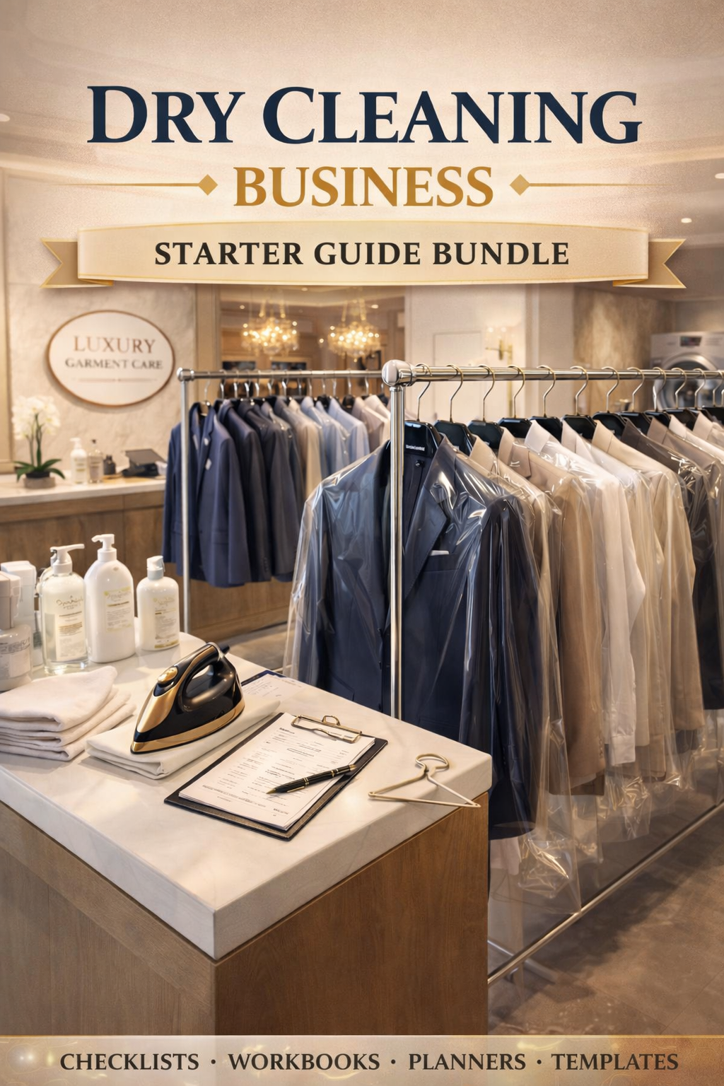 Dry Cleaning Business Starter Guide Bundle Book