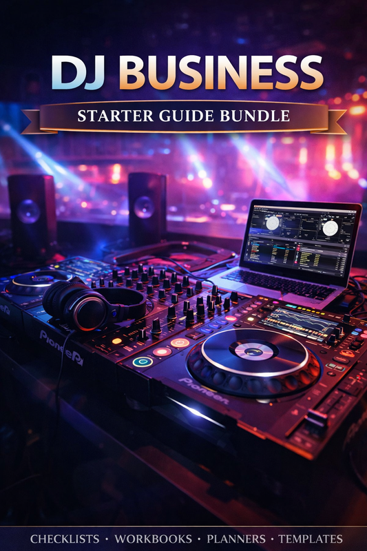 DJ Business Starter Guide Bundle Book
