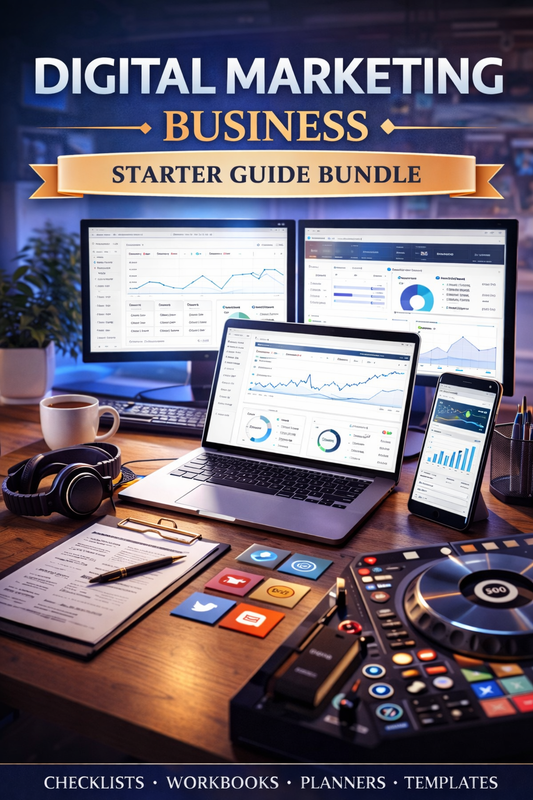 Digital Marketing Business Starter Guide Bundle Book