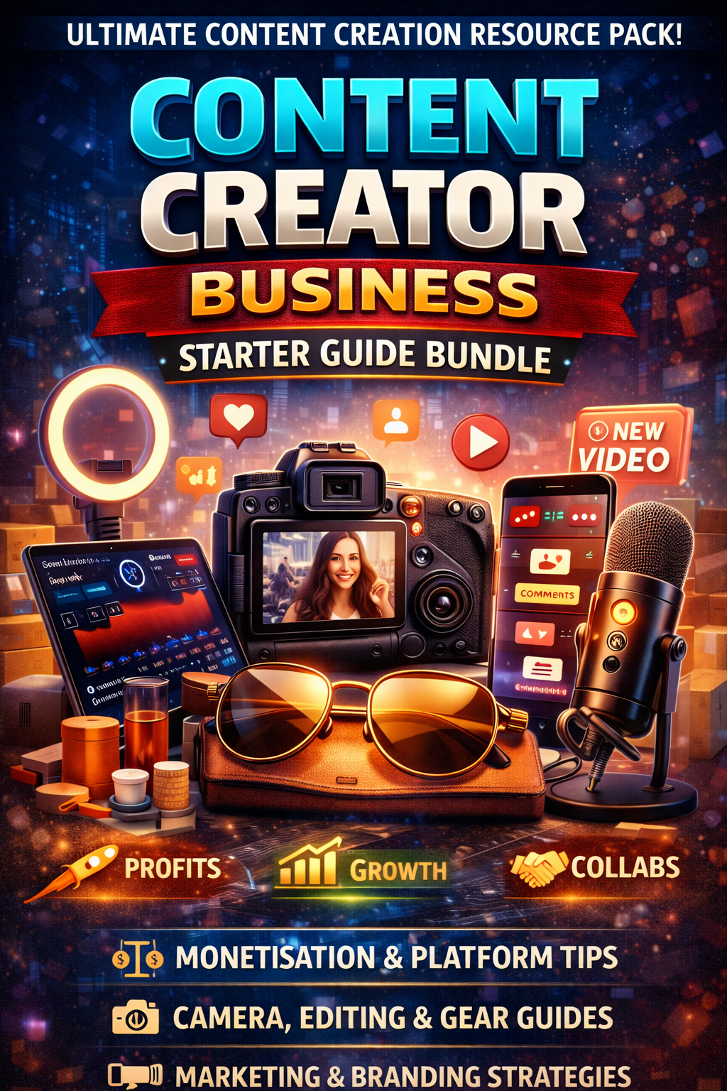 Content Creator Business Starter Guide Bundle Book