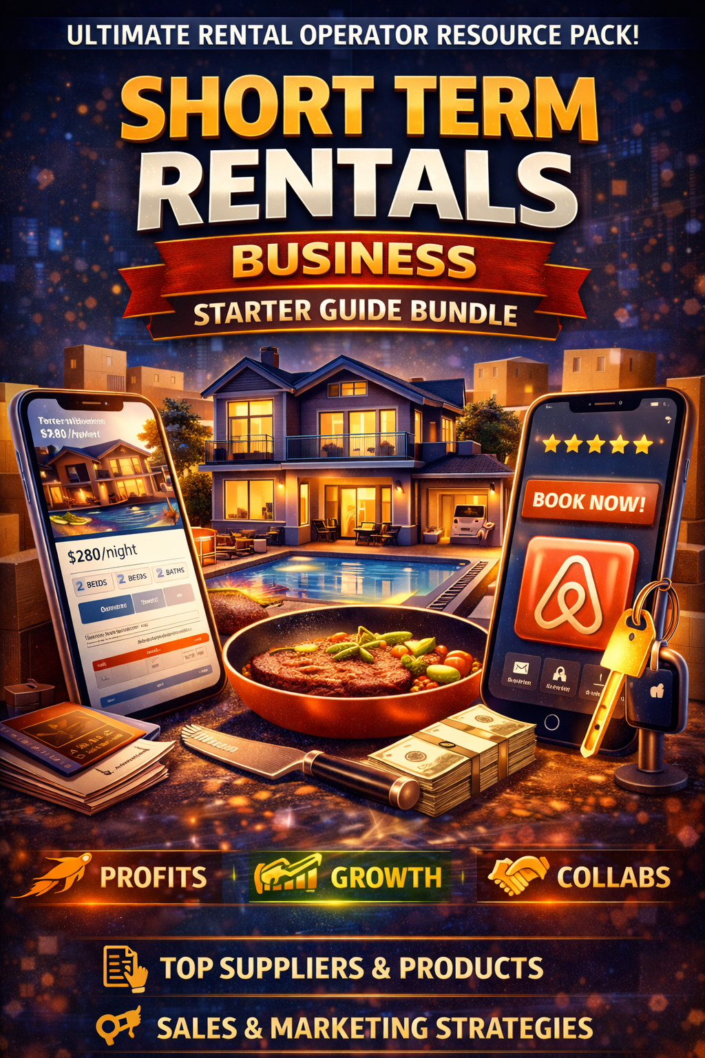 Short Term Rentals Business Starter Guide Bundle Book