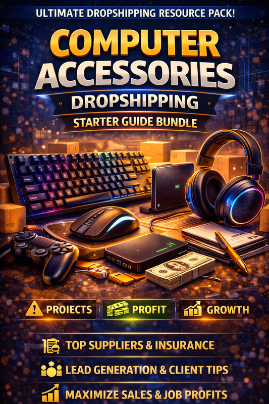 Computer Accessories Dropshipping Starter Guide Bundle Book
