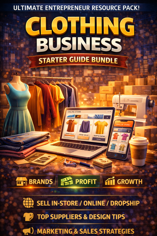 Clothing Business Starter Guide Bundle Book