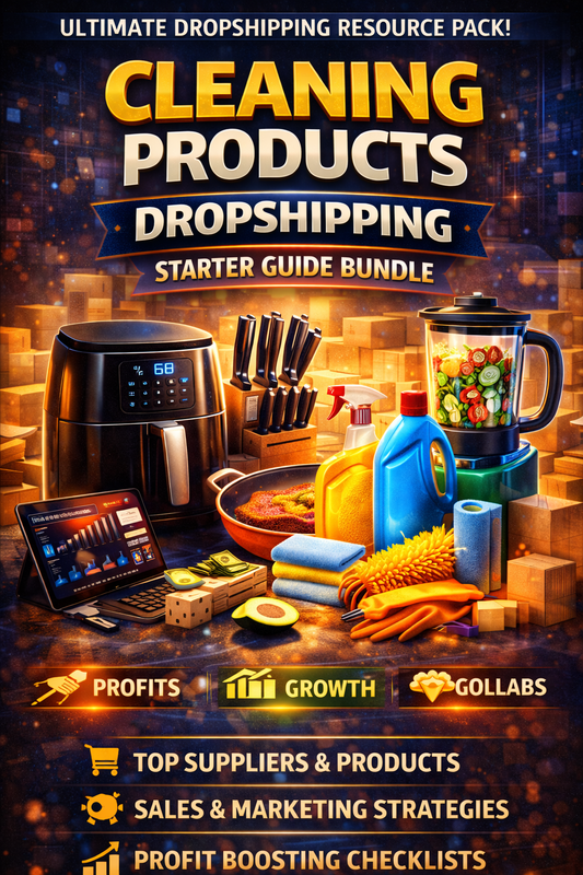 Cleaning Products Dropshipping Starter Guide Bundle Book