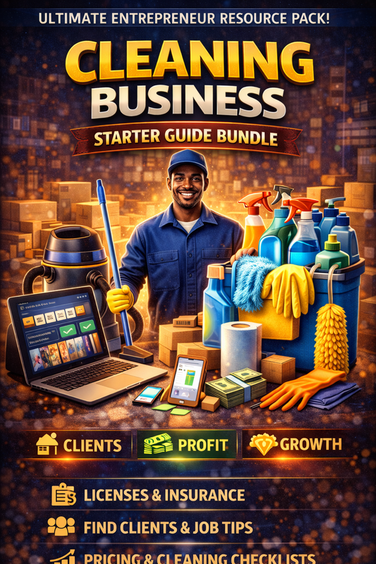 Cleaning Business Starter Guide Bundle Book