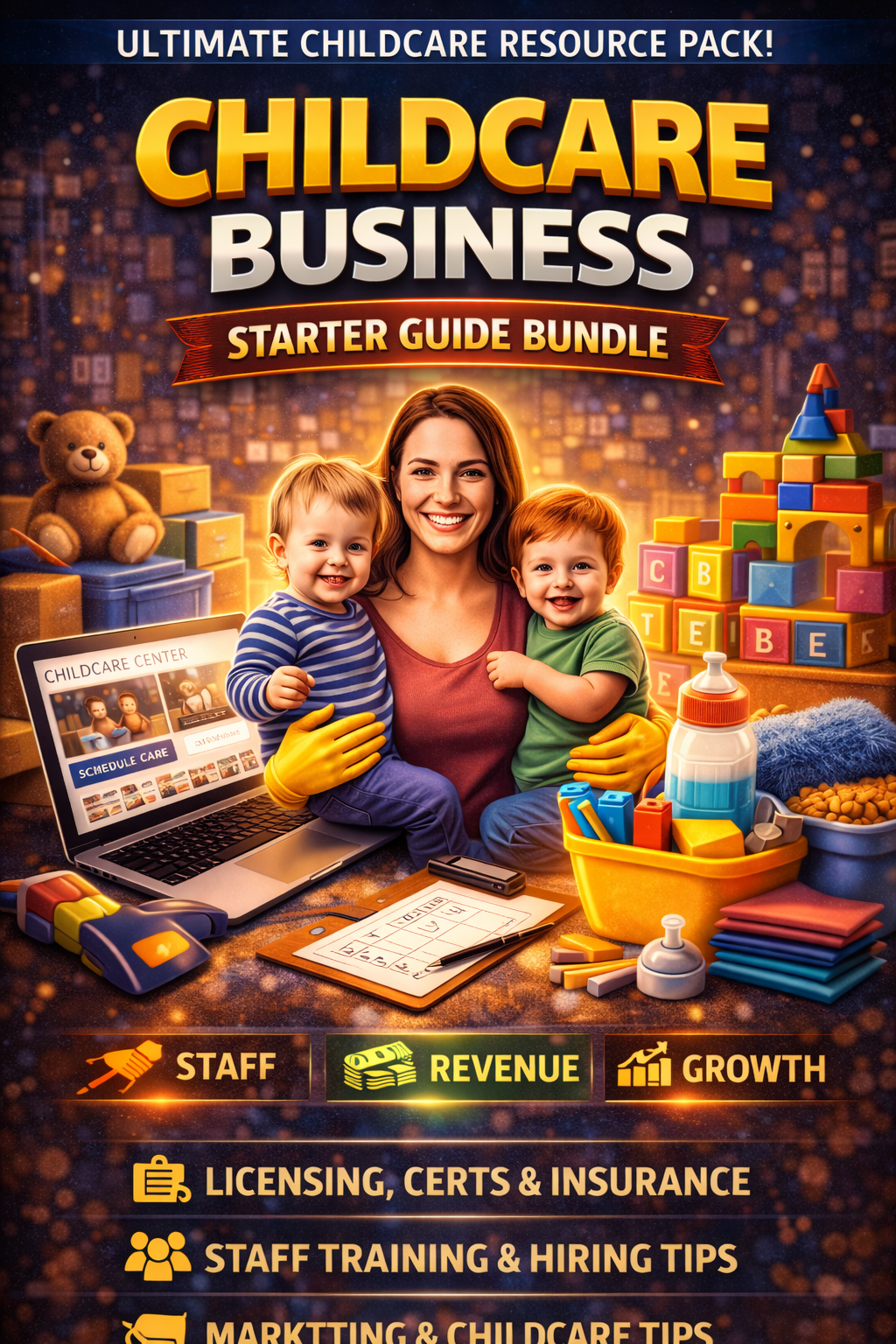 Childcare Business Starter Guide Bundle Book