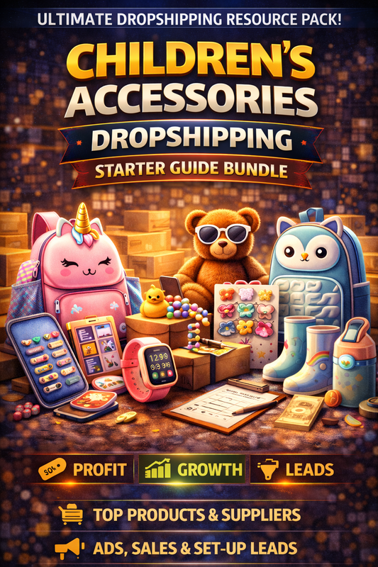 Children’s Accessories Dropshipping Starter Guide Bundle Book