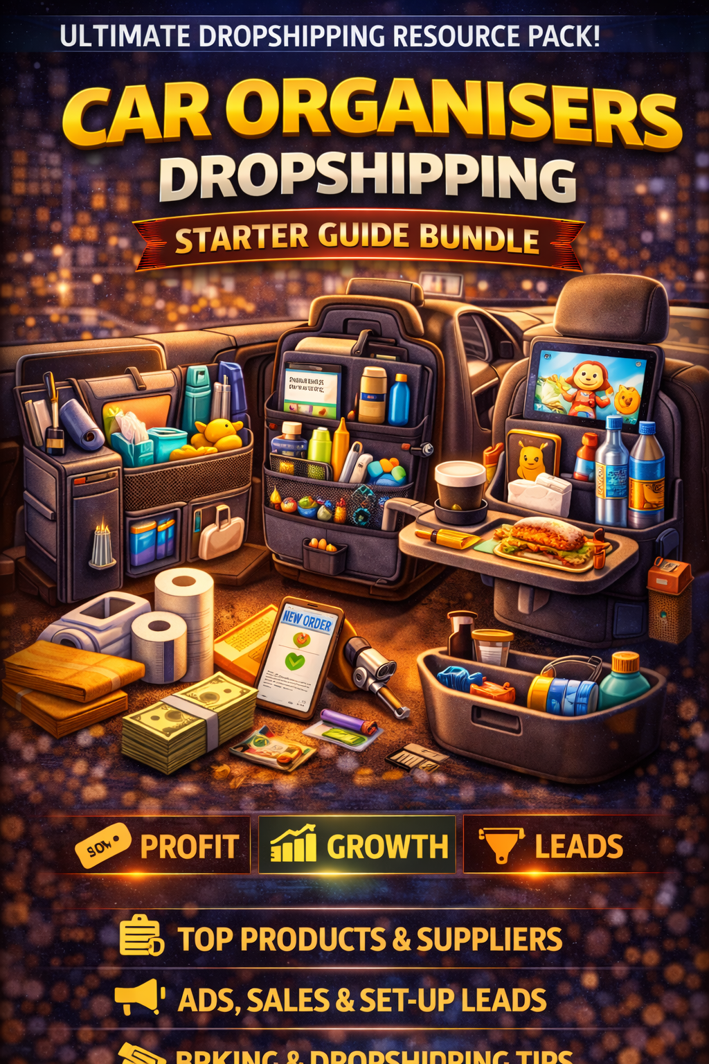 Car Organisers Dropshipping Starter Guide Bundle Book
