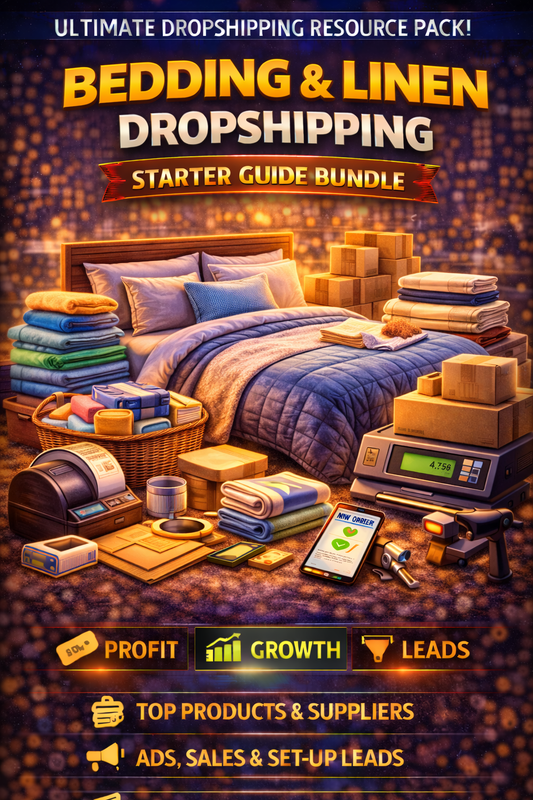 Bedding & Linen Dropshipping Starter Guide Bundle