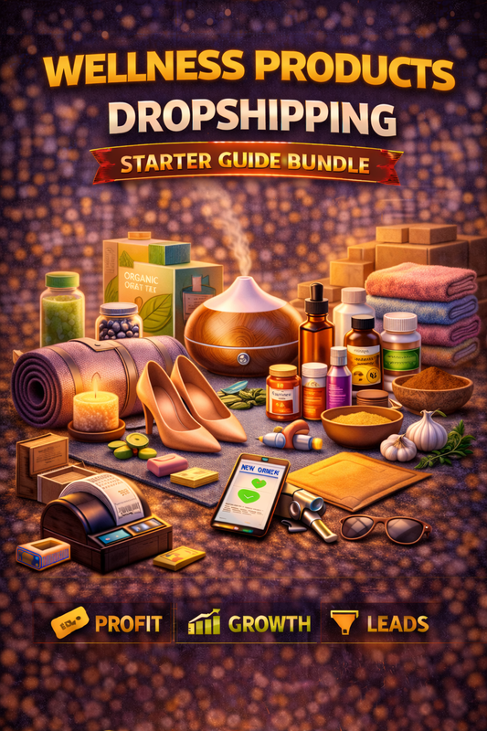 Wellness Products Dropshipping Starter Guide Bundle Book